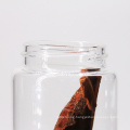 Glass Containers Jars with Screw Acacia Wood Lids Spices Glass Jars